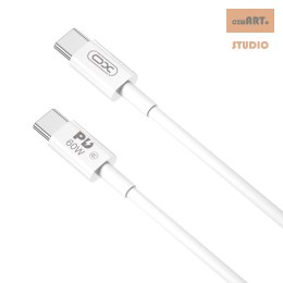 XO KABEL NB-Q190B PD USB-C/USB-C 60W 2m Biały